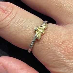 Bee 🐝 ring 💍, sterling silver 925, size 9.